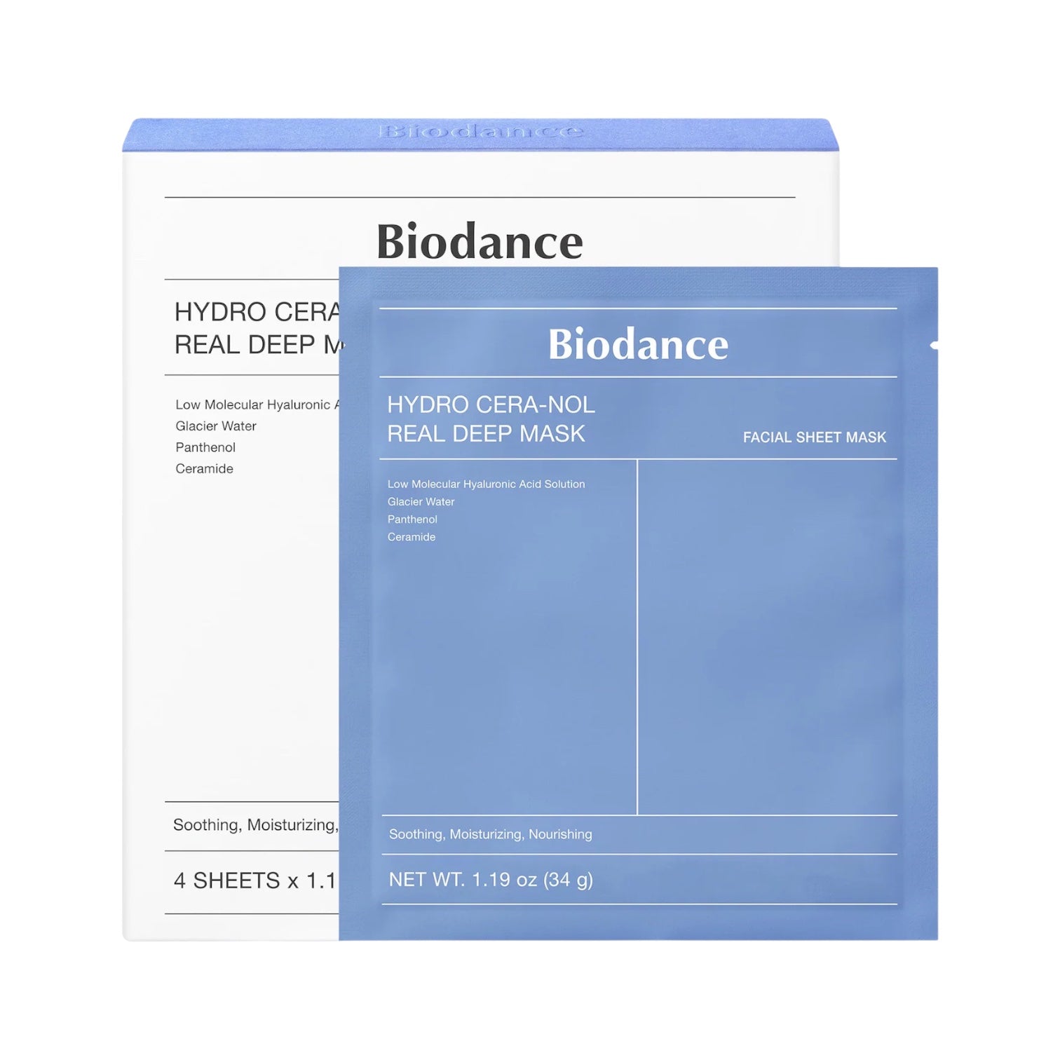 Hydro Cera-nol Real Deep Mask 4 pack