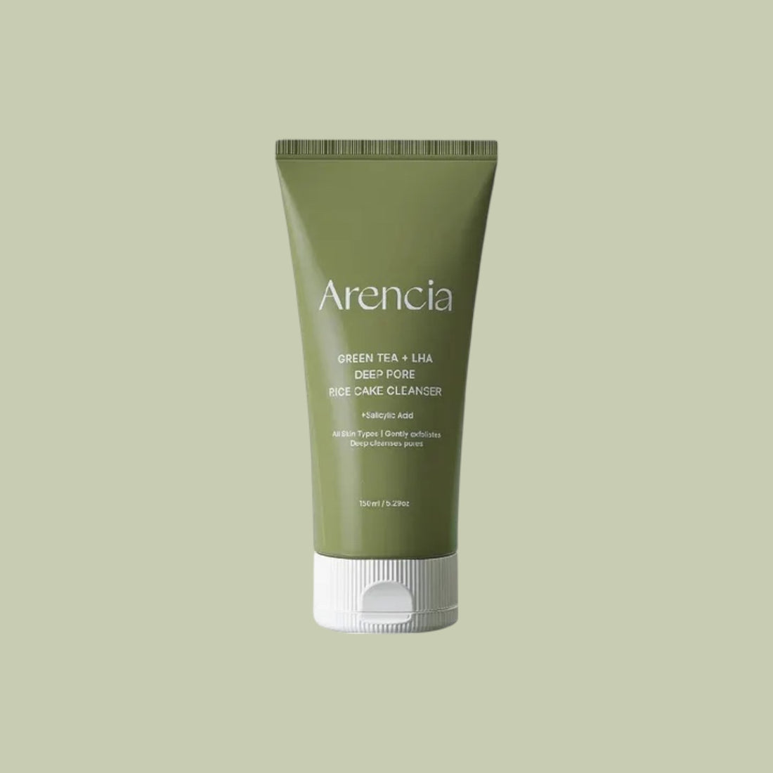 Green Tea + LHA Deep Pore Rice Cake Cleanser