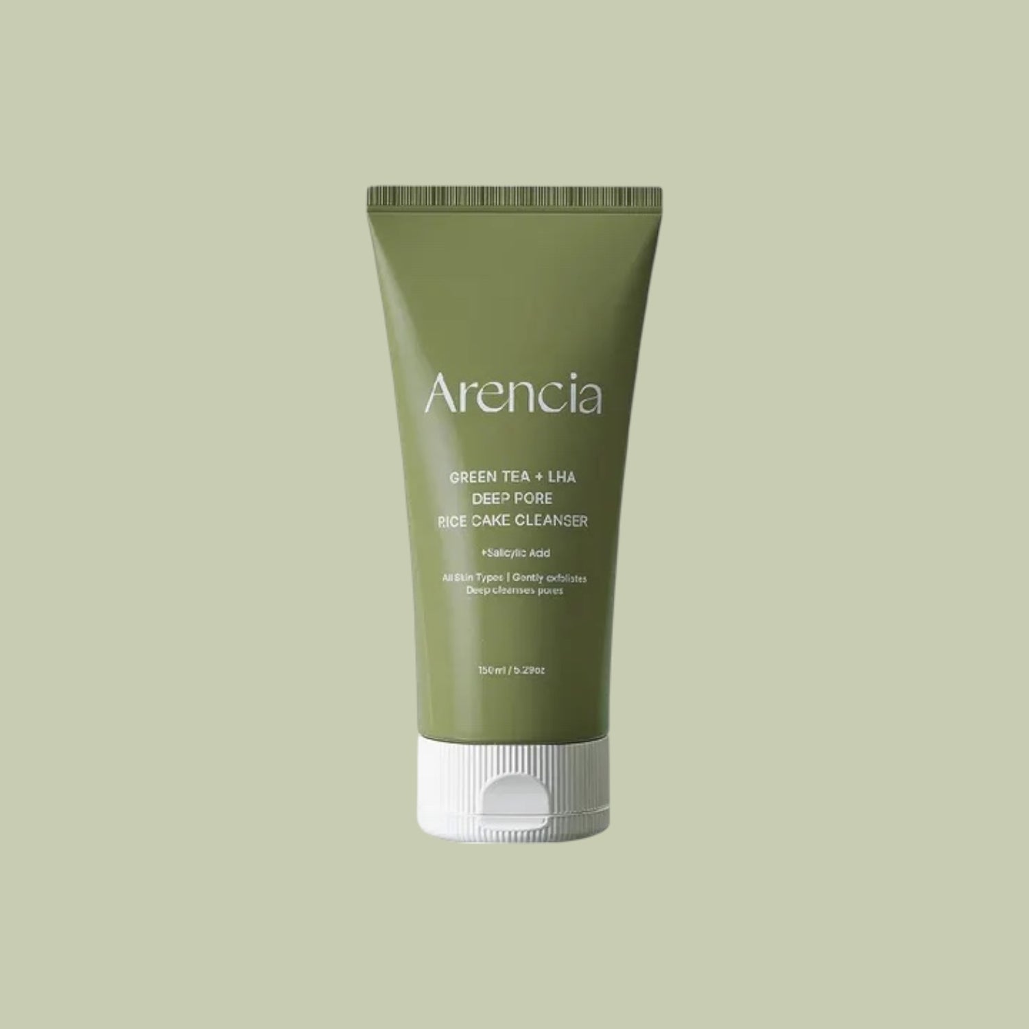 Green Tea + LHA Deep Pore Rice Cake Cleanser